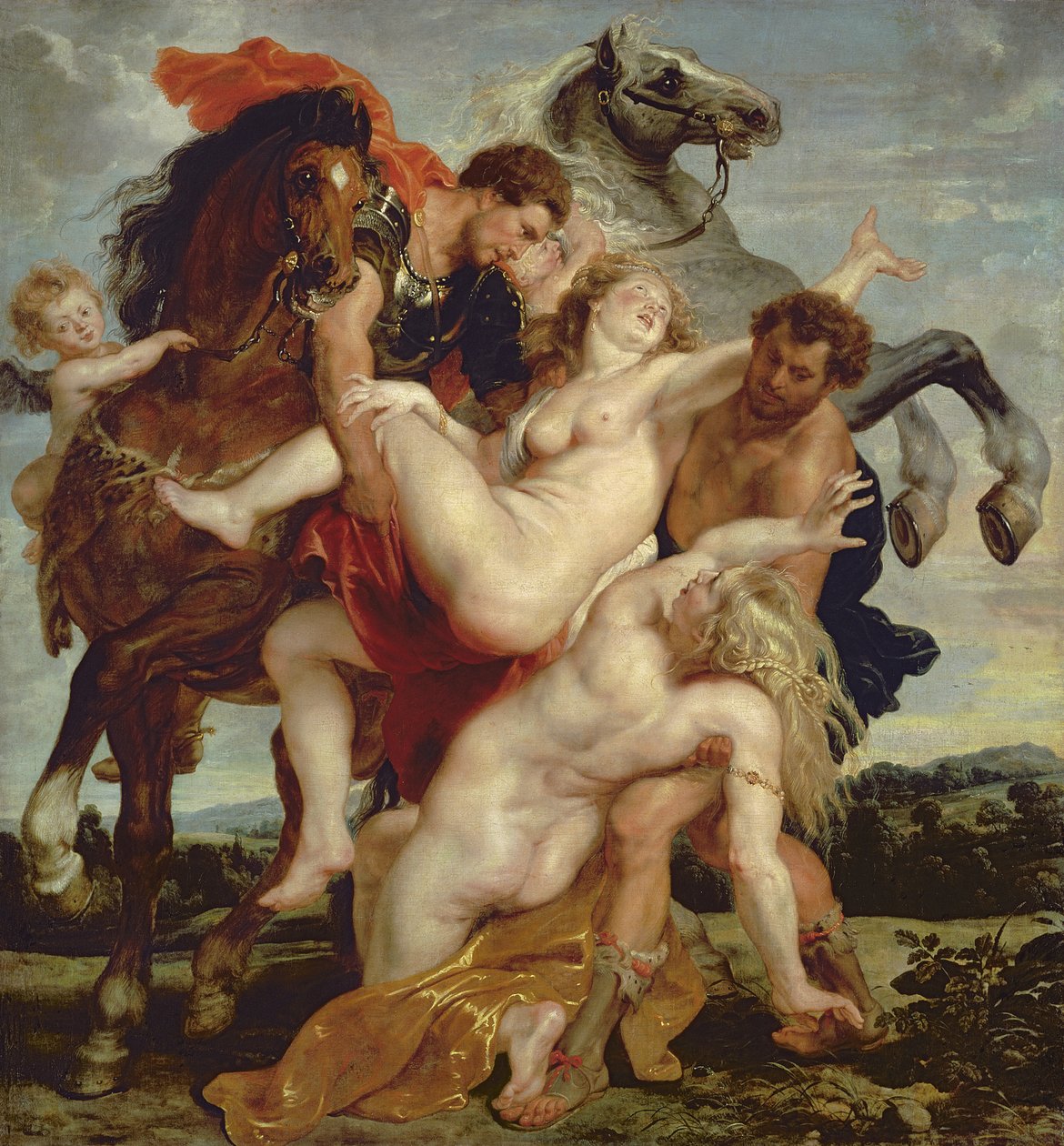 Rapto de las Hijas de Leucipo de Peter Paul Rubens