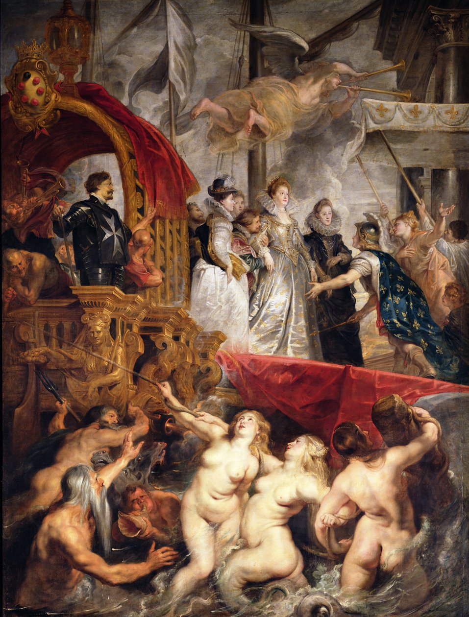 La llegada de María de Médici a Marsella, 3 de noviembre de 1600 de Peter Paul Rubens