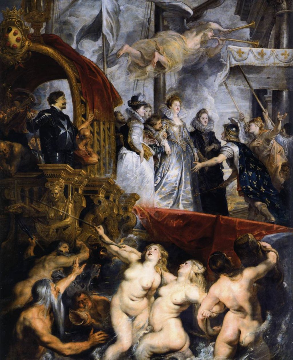 El desembarco de María de Médicis en Marsella de Peter Paul Rubens