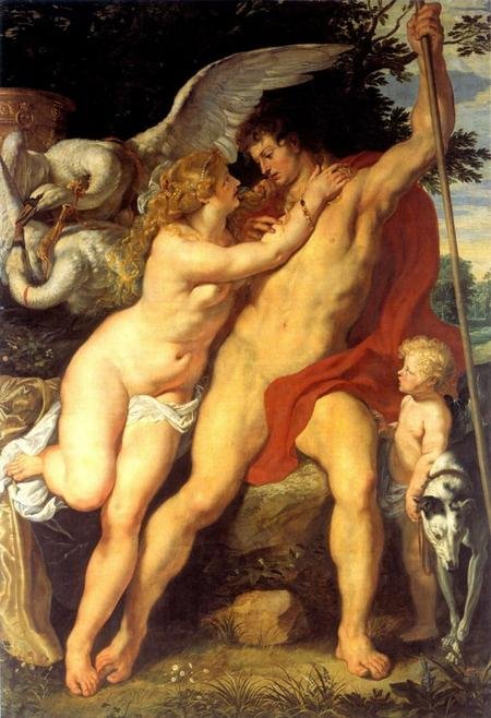 Venus y Adonis de Peter Paul Rubens