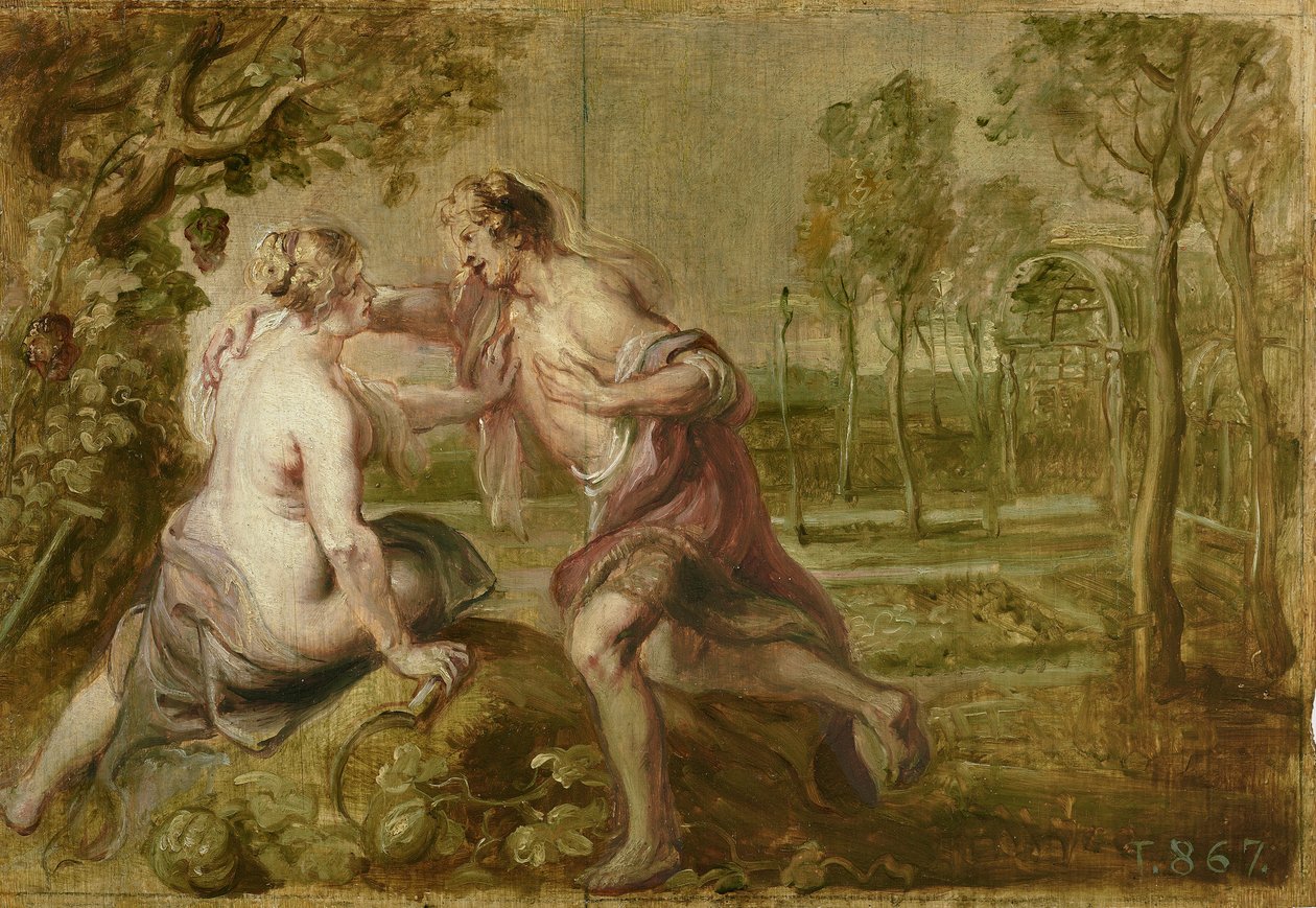 Vertumno y Pomona de Peter Paul Rubens