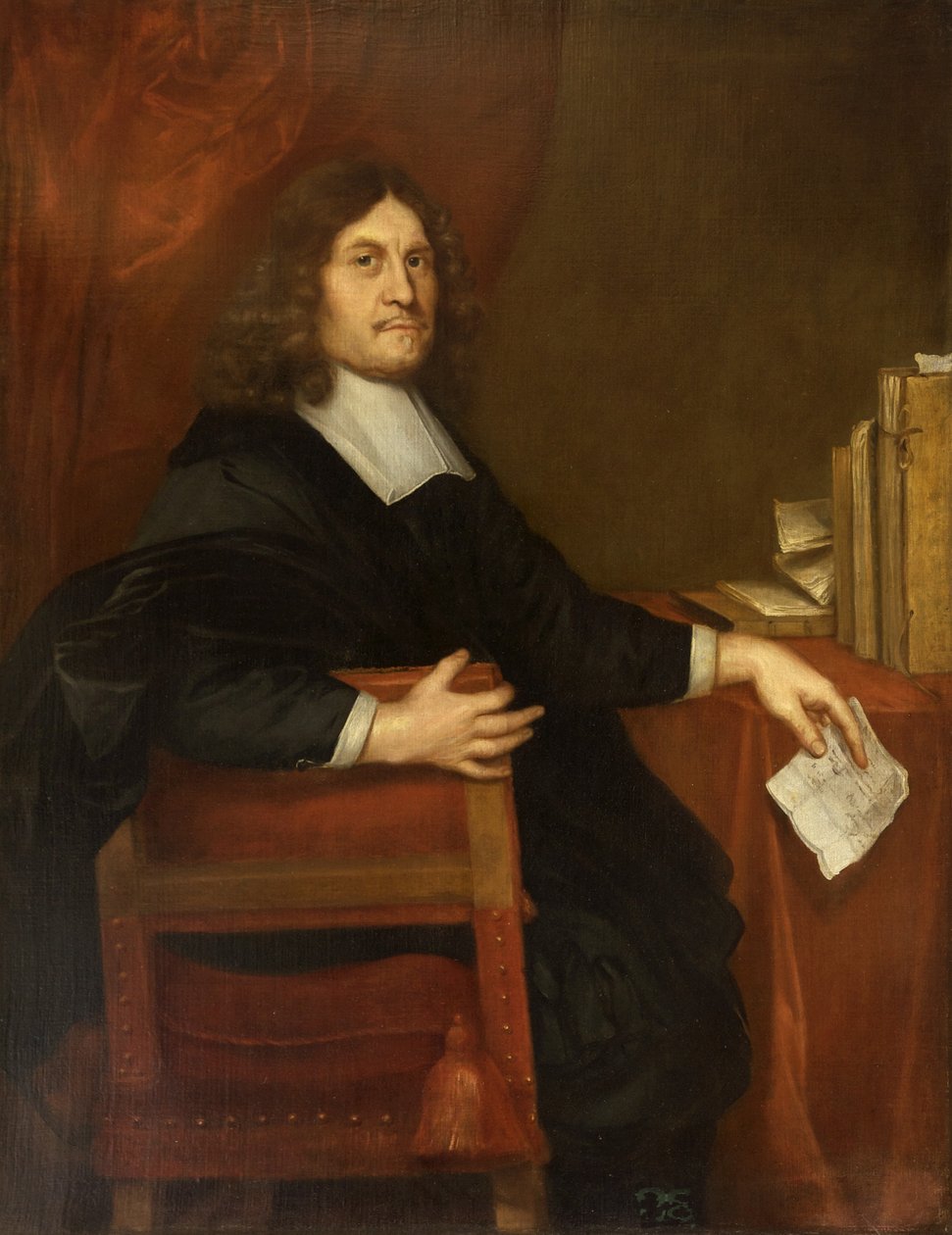 Sir Peter Leicester, Bt de Peter circle of Lely