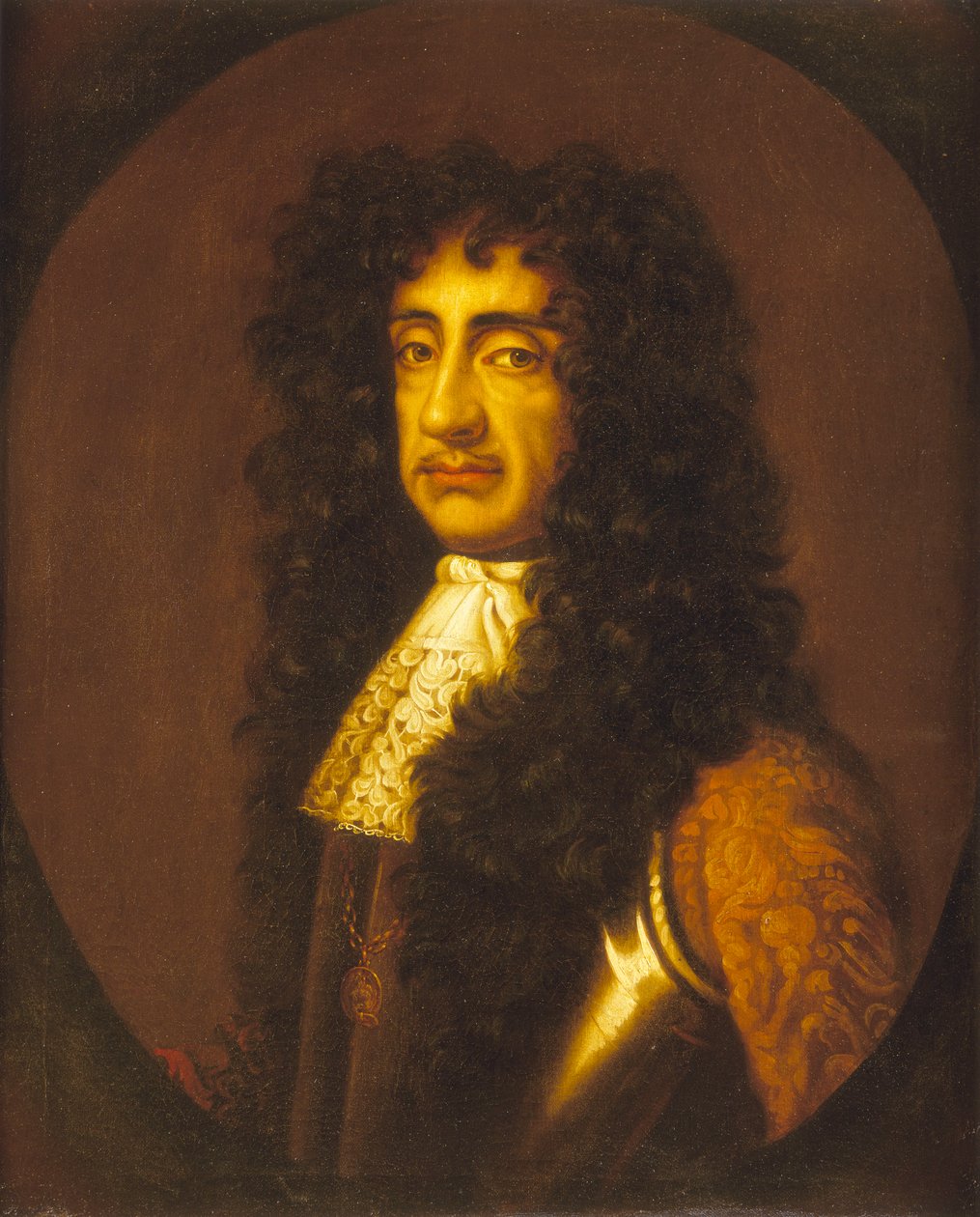 Carlos II (1630-1685), c.1675 (óleo) de Peter (after) Lely