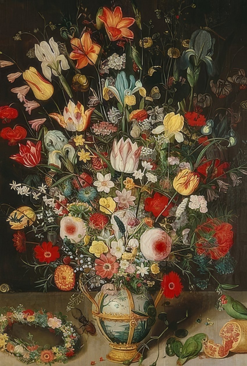 Jarrón con flores de Peter Binoit