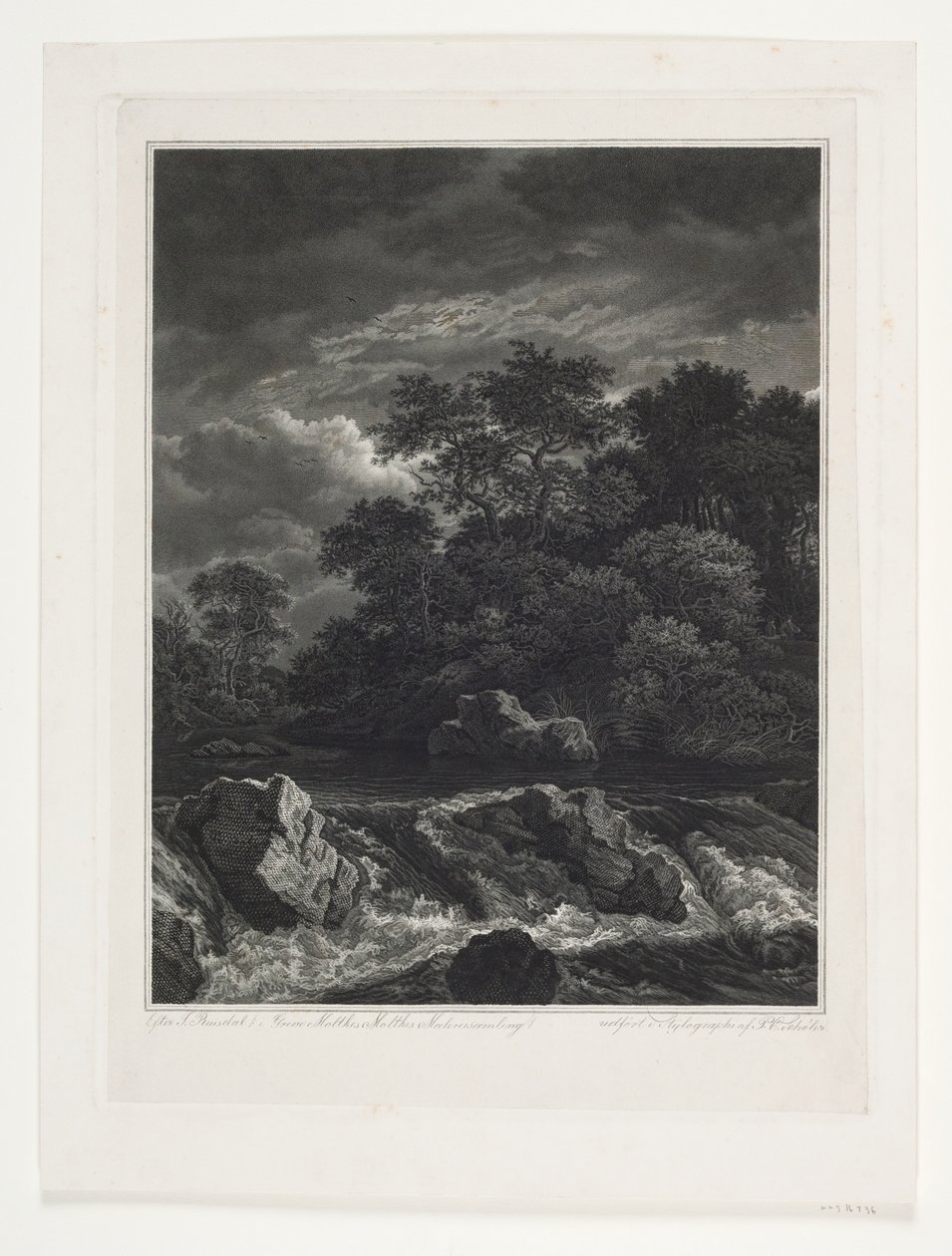 Paisaje con cascada de Peter Christian Schøler