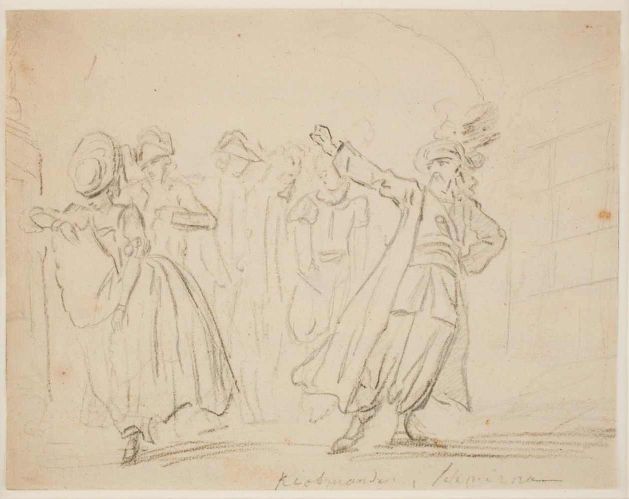 Escena de El Mercader de Esmirna de Peter Cramer