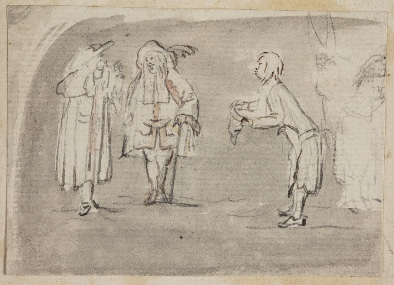 Escenas de "Mascarada" de Ludvig Holberg de Peter Cramer