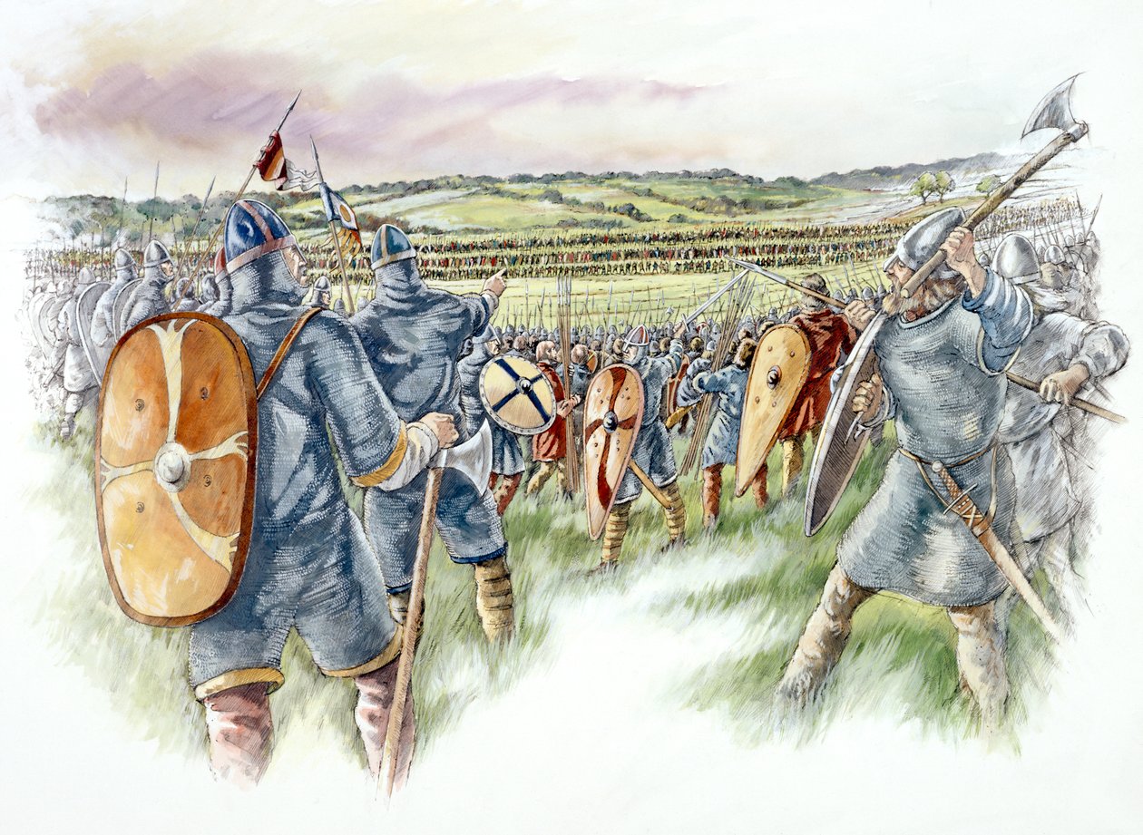 Batalla de Hastings, 1066, c1990-2010 de Peter Dunn