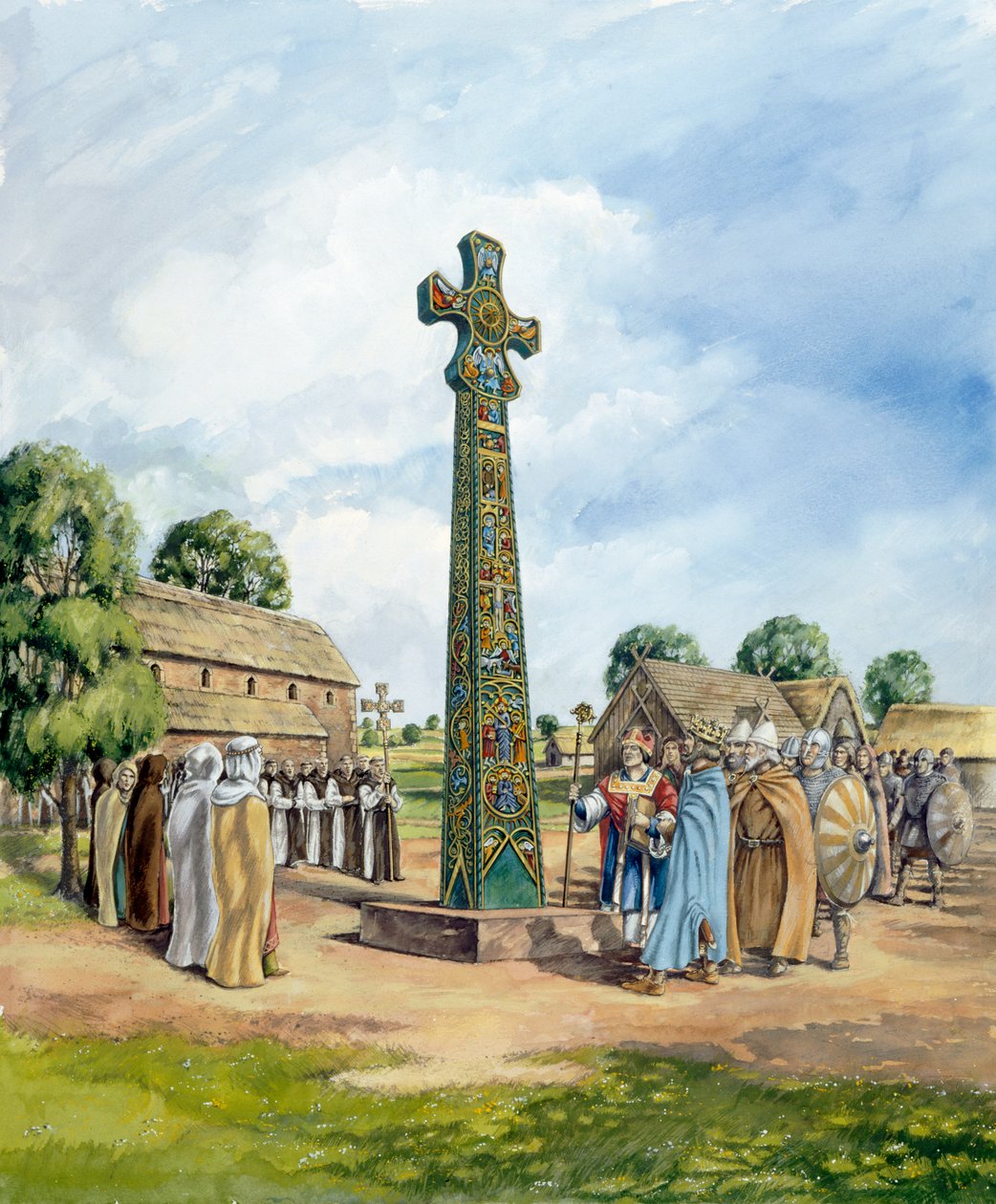 Cruces de Sandbach, siglo IX, c1990-2010 de Peter Dunn
