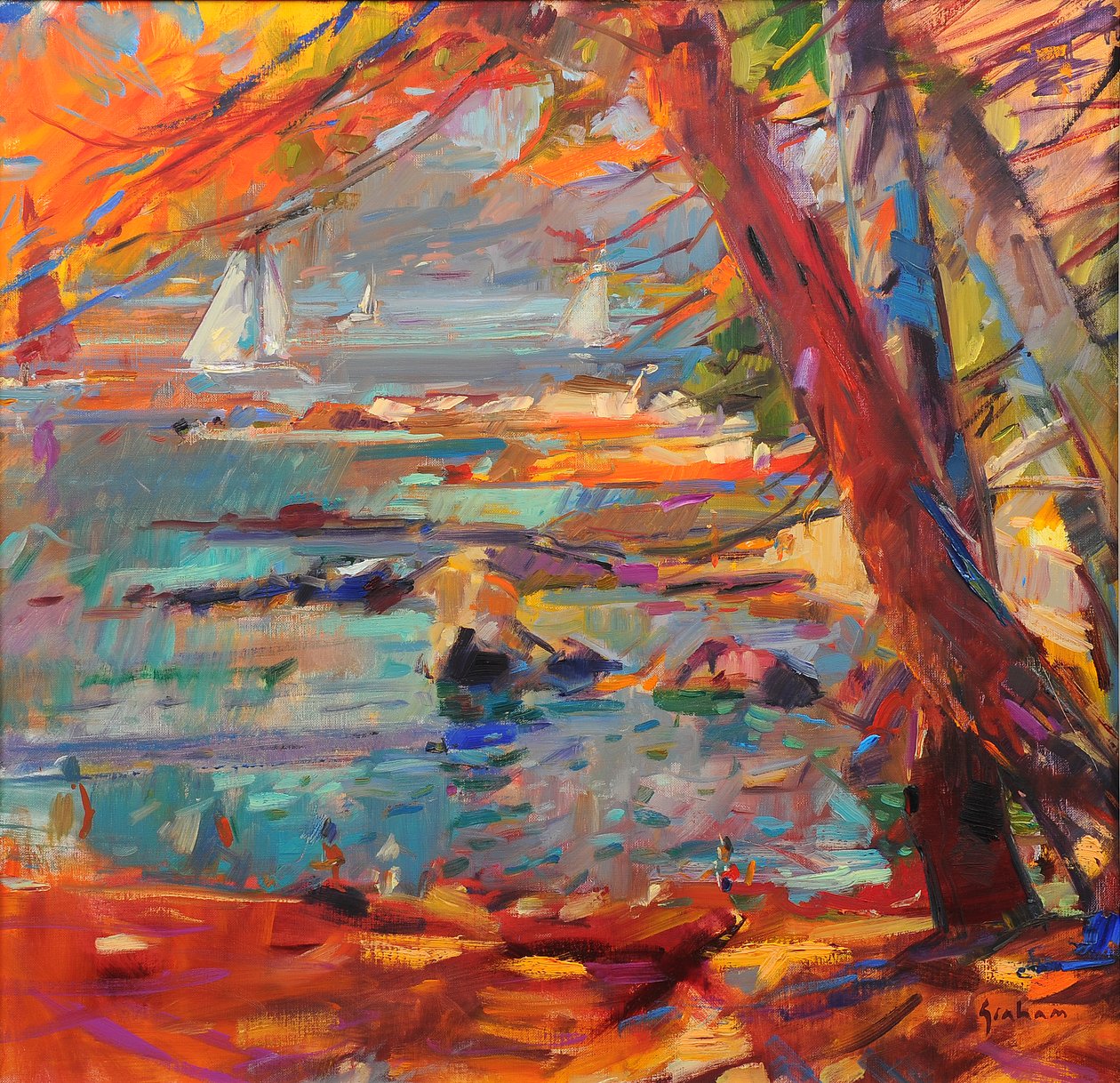 Las Islas de Lérins de Peter Graham (Contemporary)