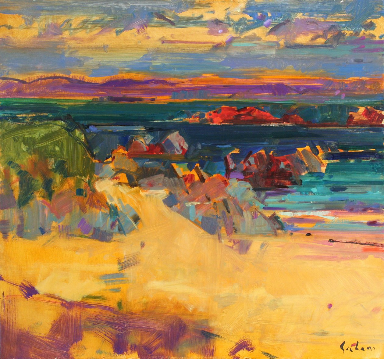 Extremo norte, Iona, 2012 de Peter Graham (Contemporary)