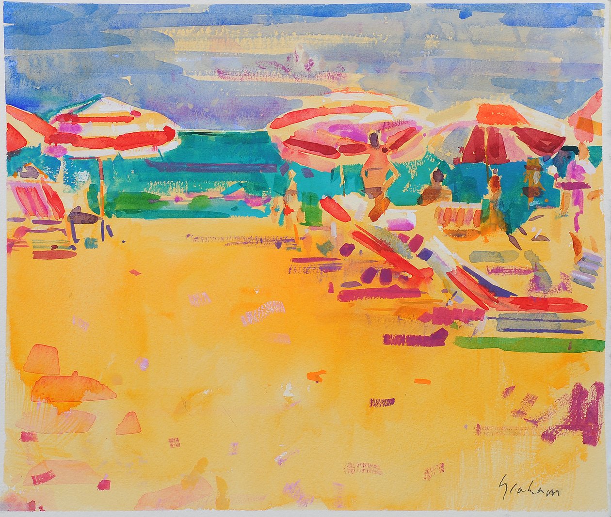 Playa del océano de Peter Graham (Contemporary)