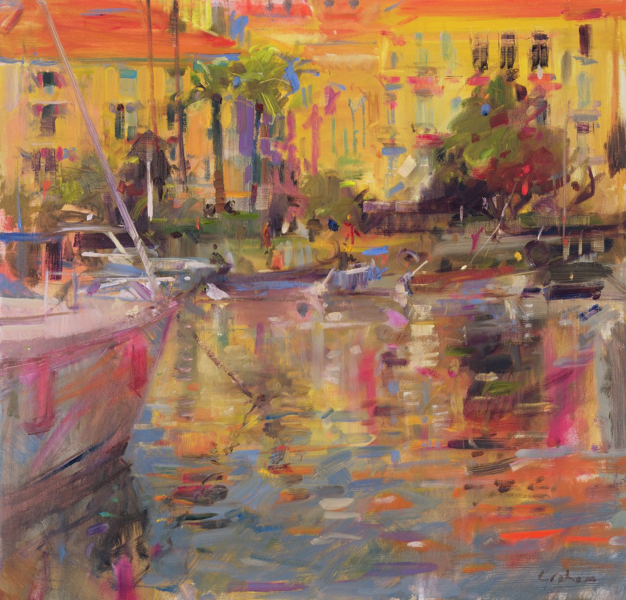 Amarres en la Riviera de Peter Graham (Contemporary)