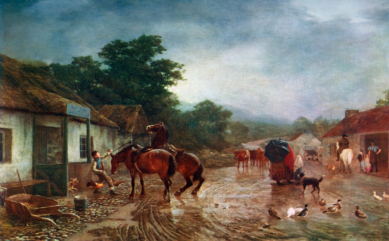 Un día lluvioso, 1870, 1912 de Peter Graham