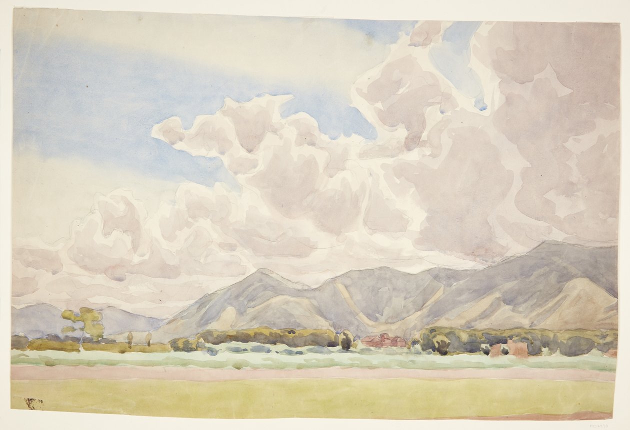 Paisaje italiano de Peter Hansen