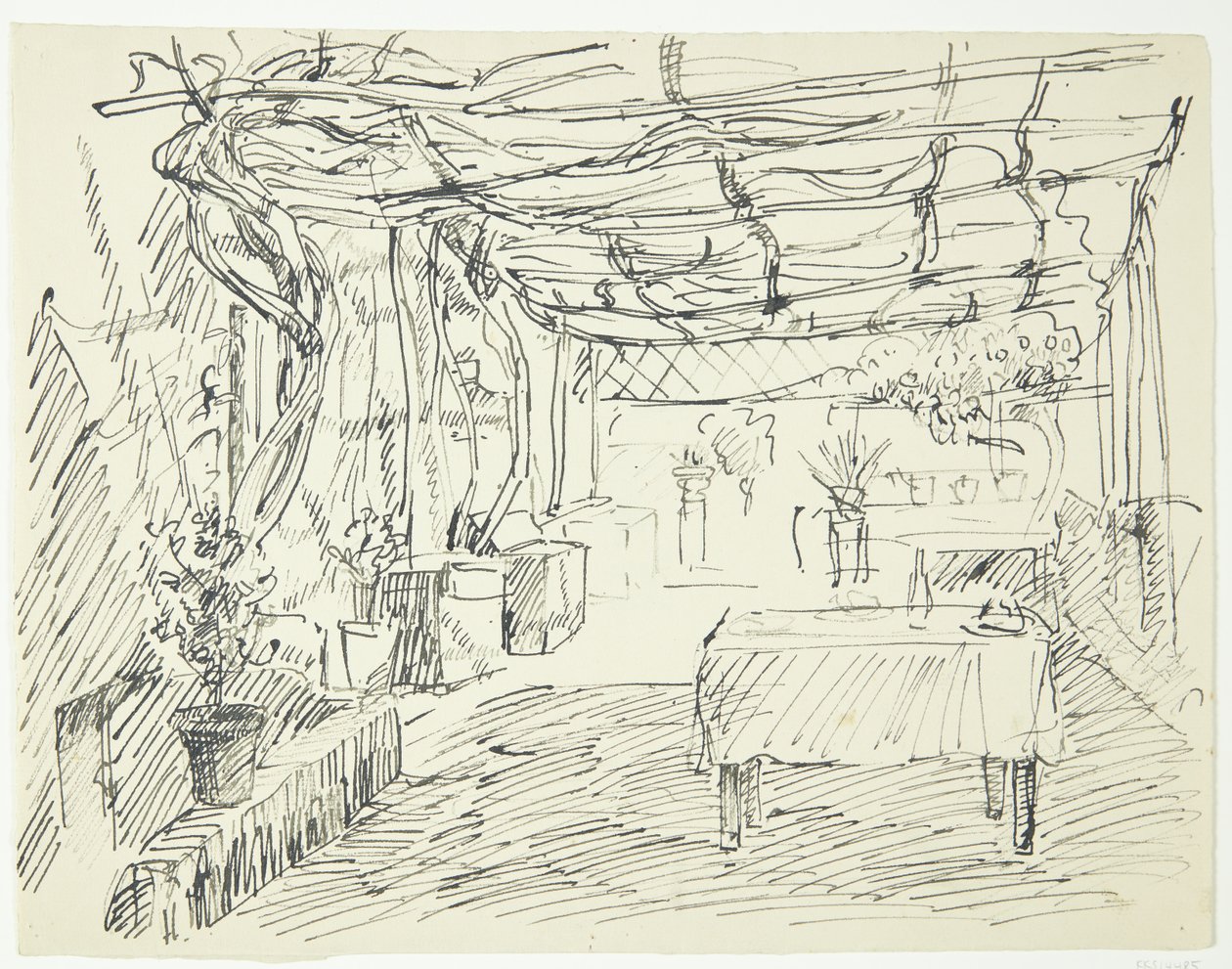 Pérgola en Pompeya de Peter Hansen
