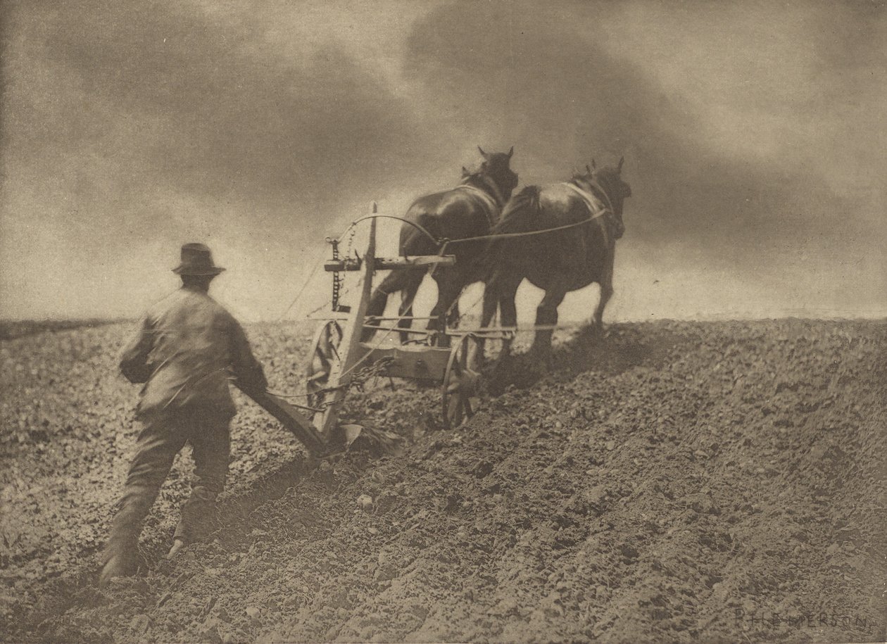 A Stiff Pull. [Suffolk.] de Peter Henry Emerson