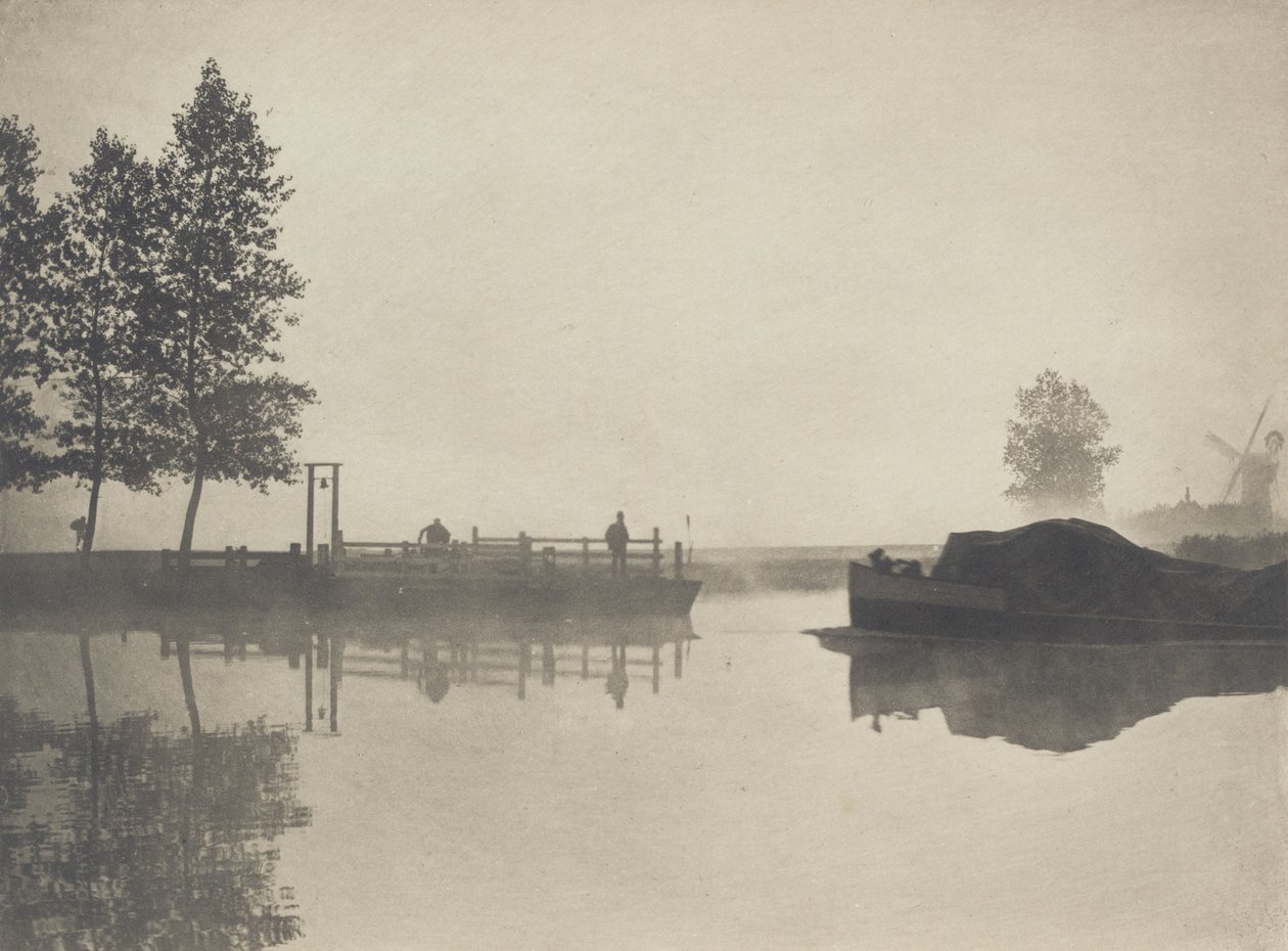 Buckenham Ferry,1890-1891, impreso 1893 (foto) de Peter Henry Emerson
