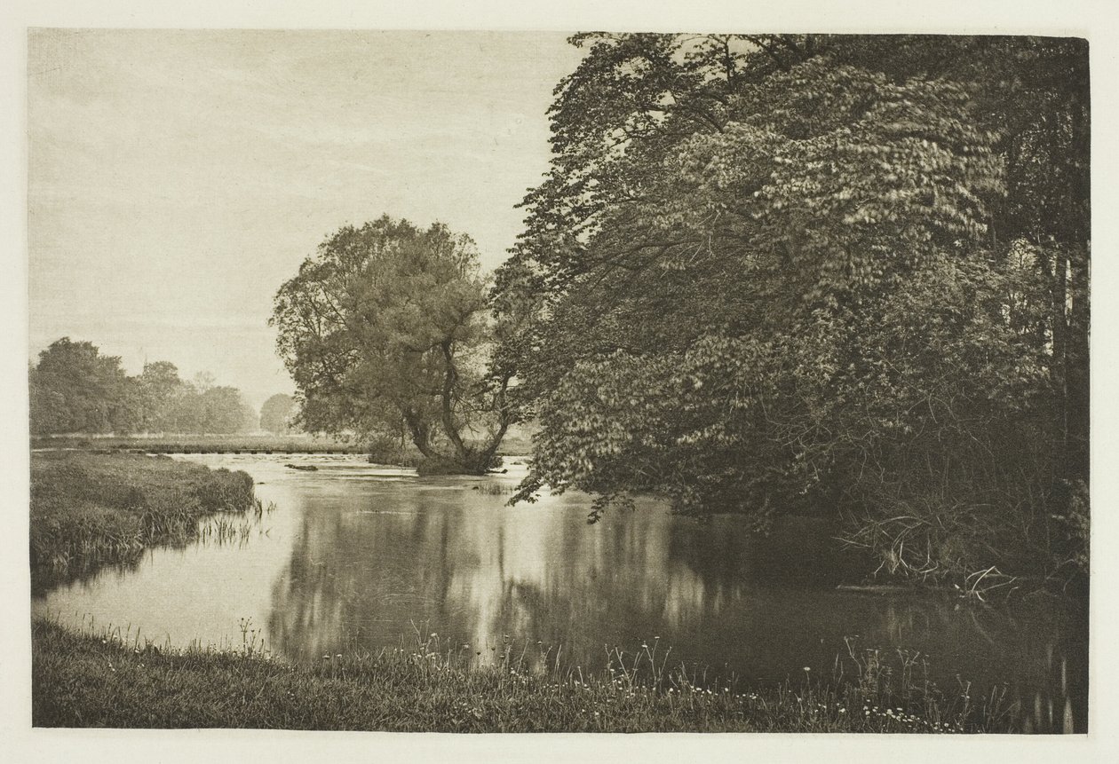 Arroyo Crow-Island, río Wye de Peter Henry Emerson