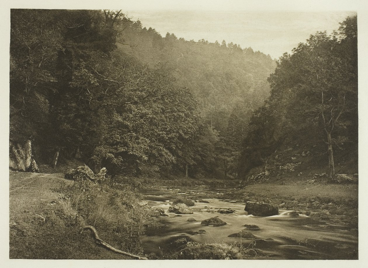 En Dove Dale (Lado de Staffordshire) de Peter Henry Emerson