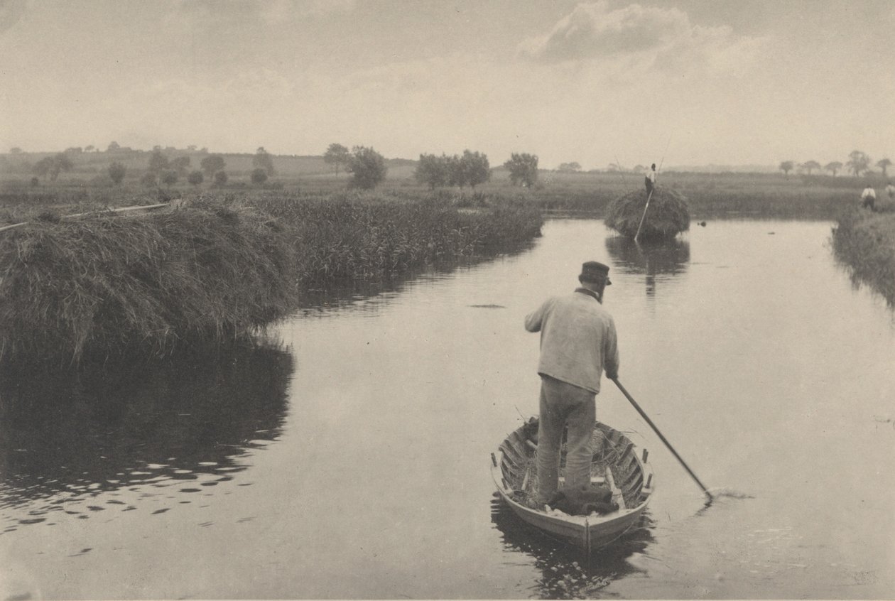 Quanting the Marsh Hay,1886 (foto) de Peter Henry Emerson