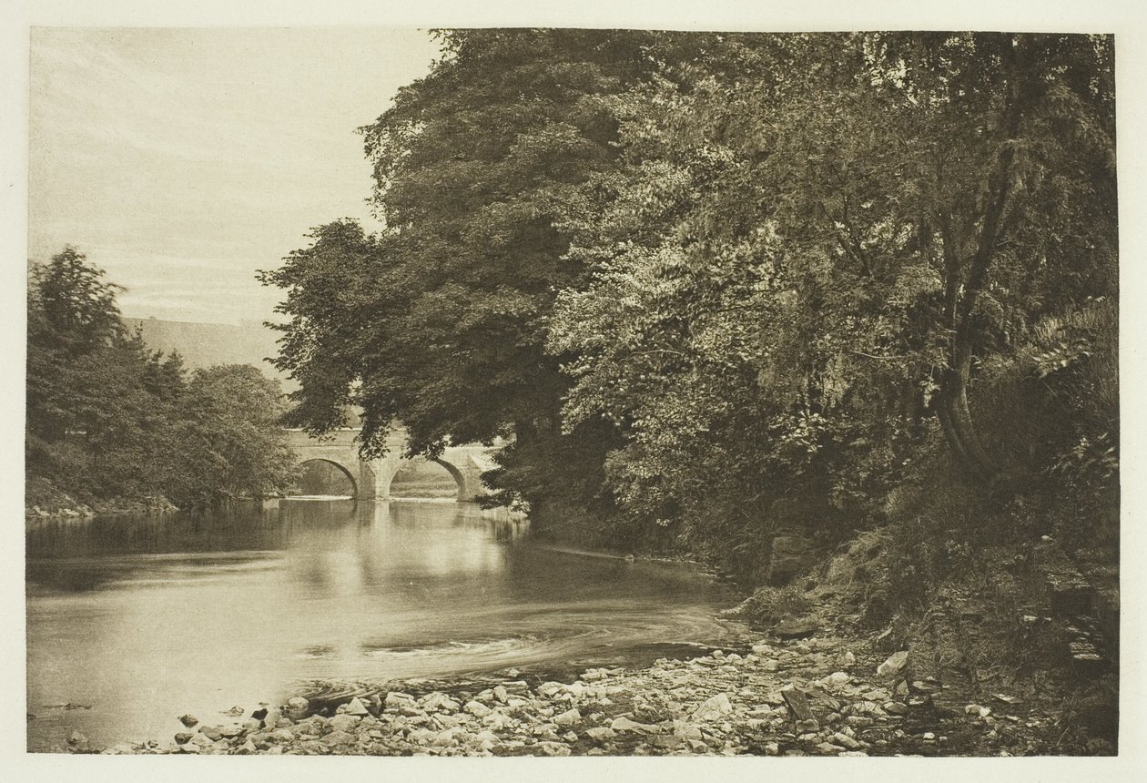 Puente de Rowsley, en el Derwent de Peter Henry Emerson