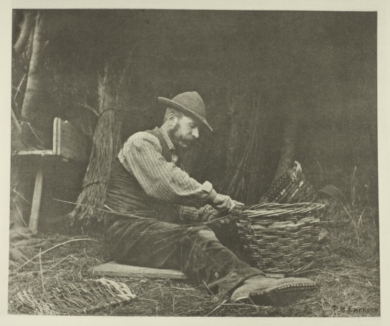 El cesterero (Norfolk) de Peter Henry Emerson