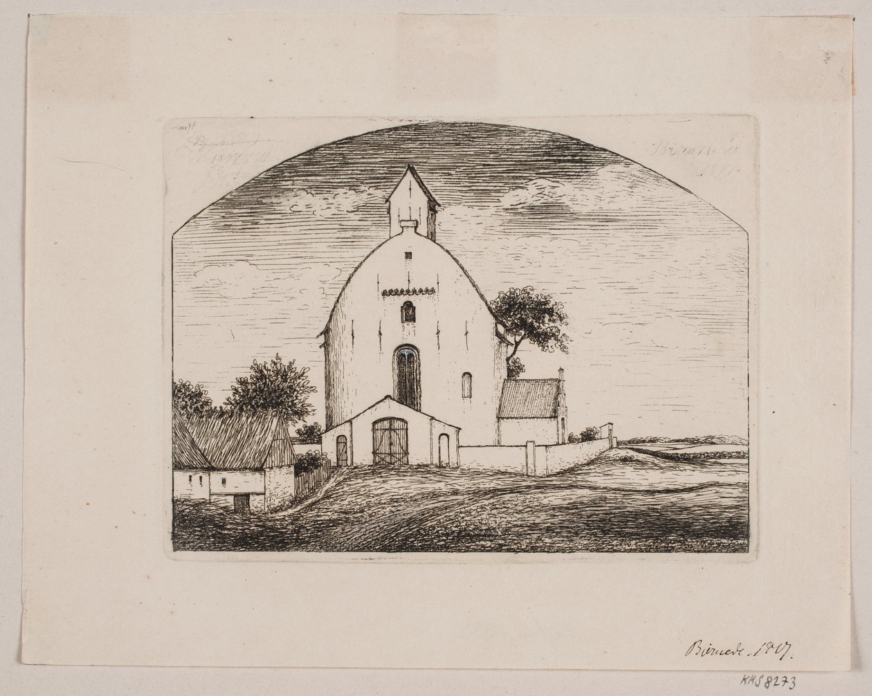 Iglesia de Bjernede de Peter Herman Rasmussen