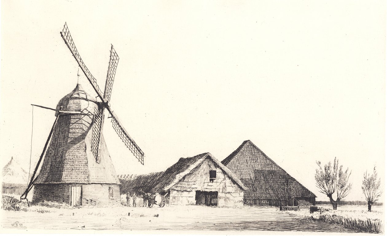 Molino y fábrica de ladrillos de Peter Vilhelm Ilsted