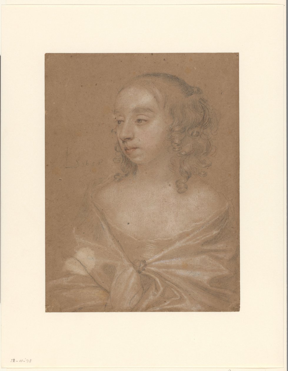 Retrato de una mujer desconocida de Peter Lely (Sir)