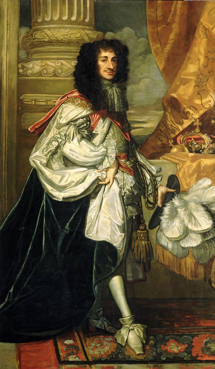 Carlos II (1630-1685), c.1670 (óleo sobre lienzo) de Peter Lely