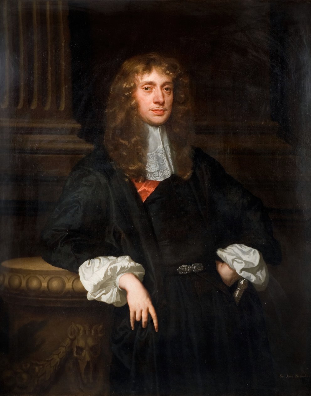 Retrato de Sir John Nicholas, 1667 de Peter Lely