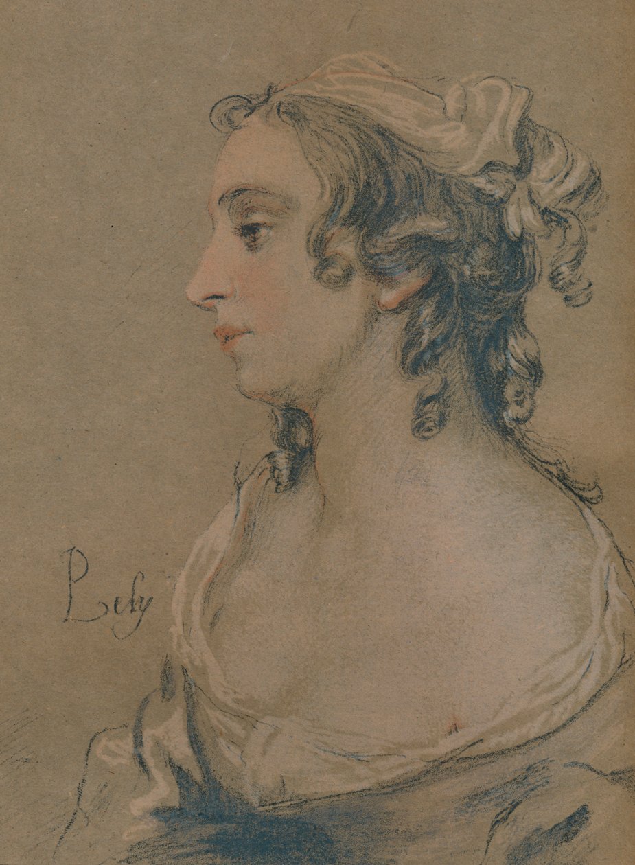 Estudio en pastel, siglo XVII de Peter Lely