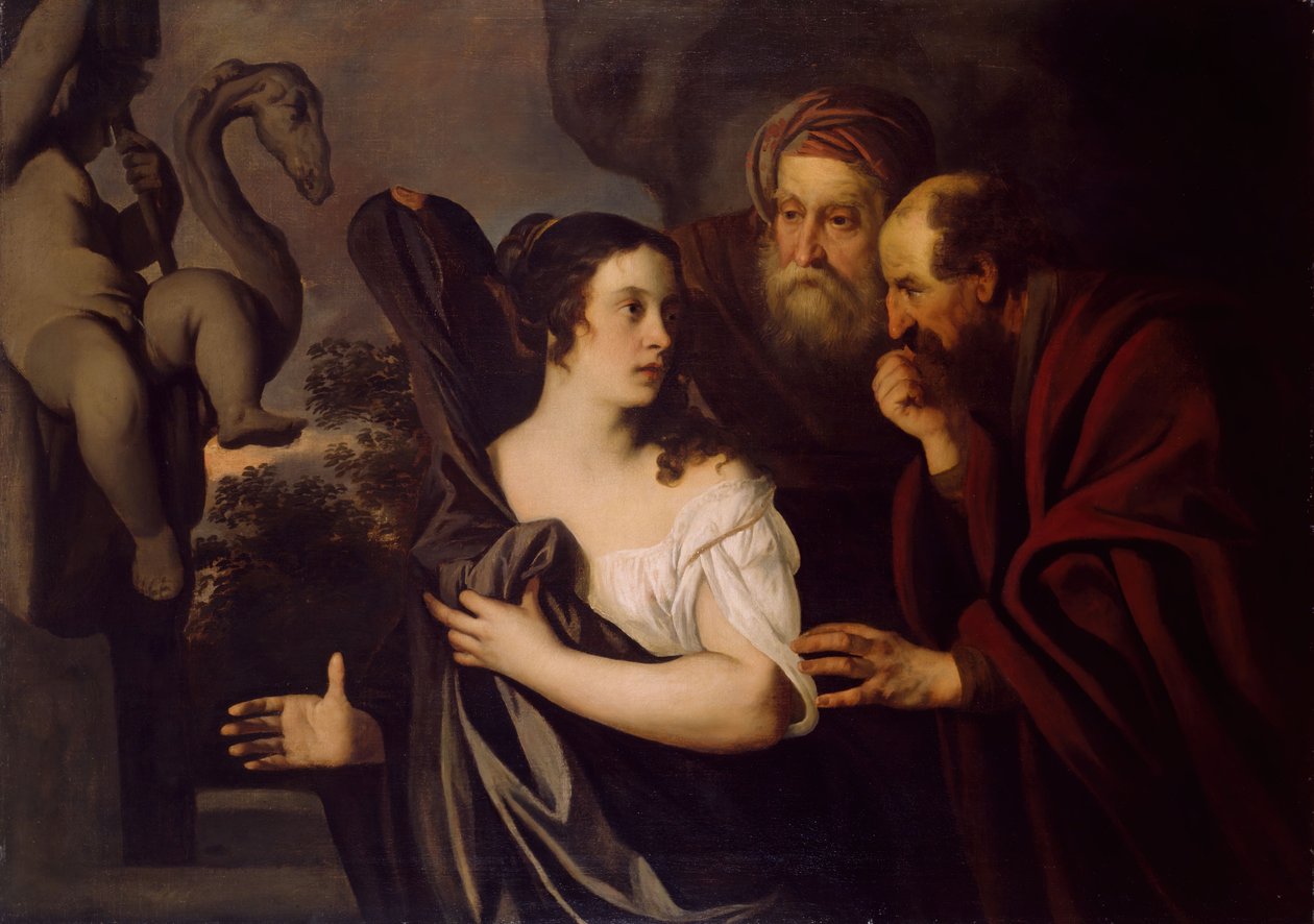 Susana y los ancianos de Peter Lely