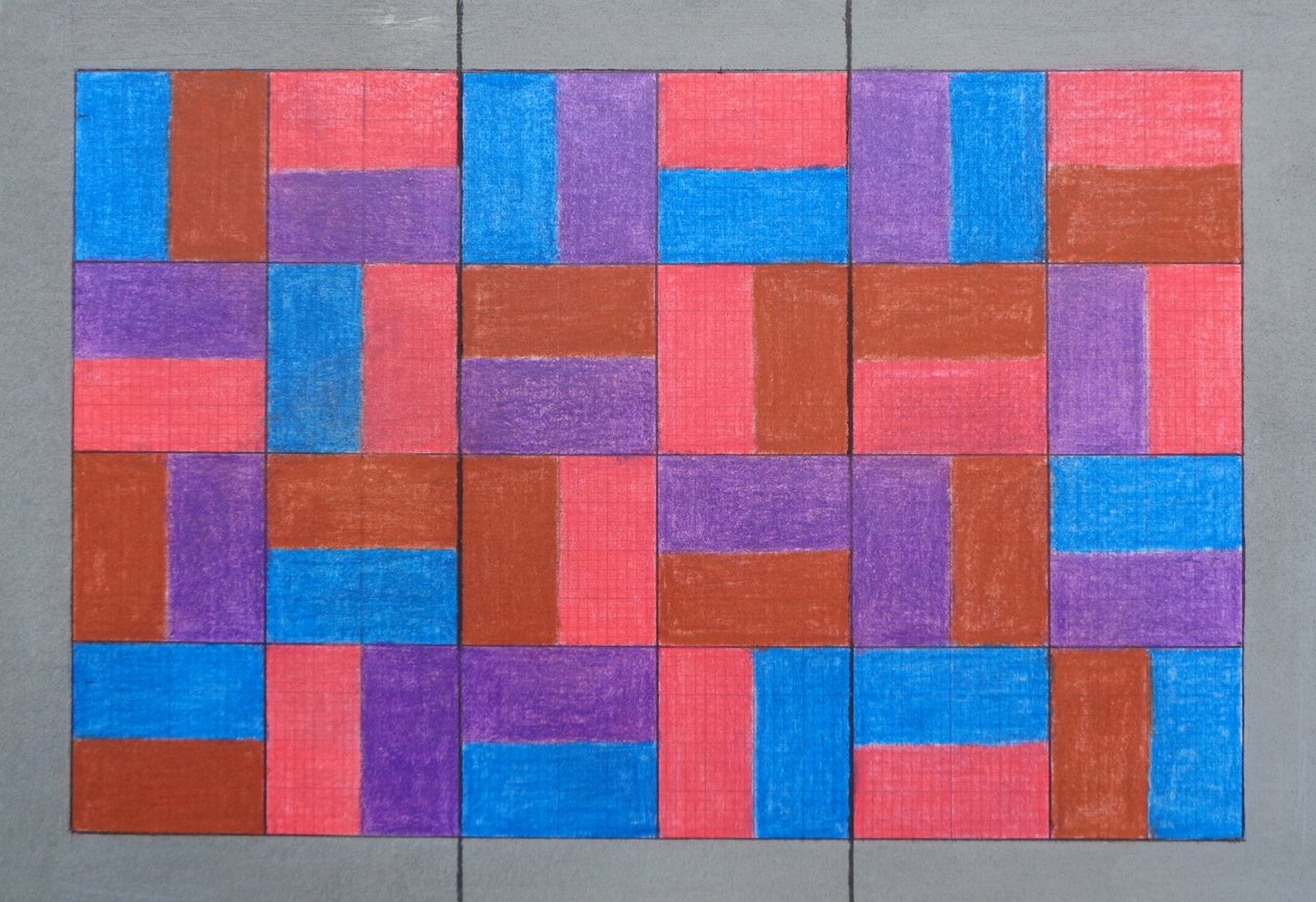 Tríptico de azulejos de Peter McClure