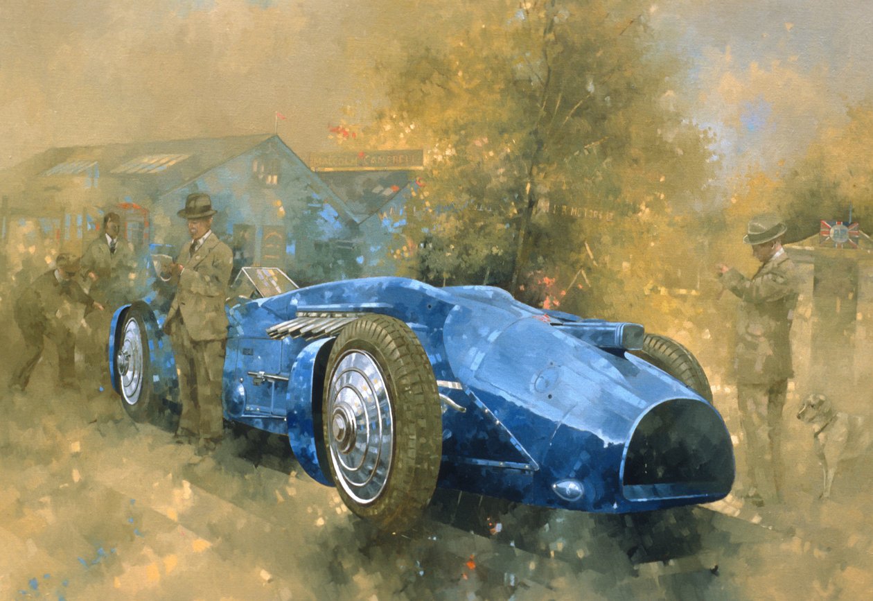 Bluebird en Brooklands de Peter Miller