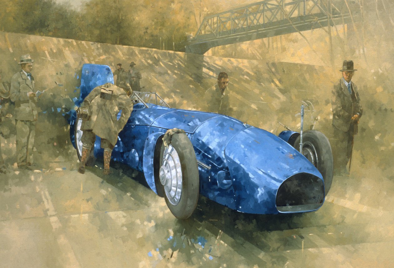Bluebird en Brooklands de Peter Miller