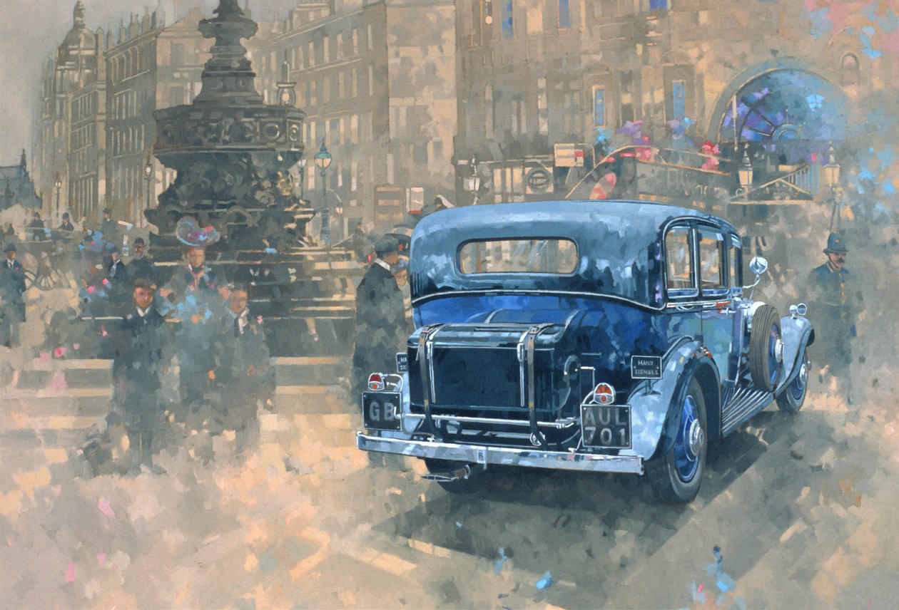 Fantasma en Piccadilly (detalle) de Peter Miller