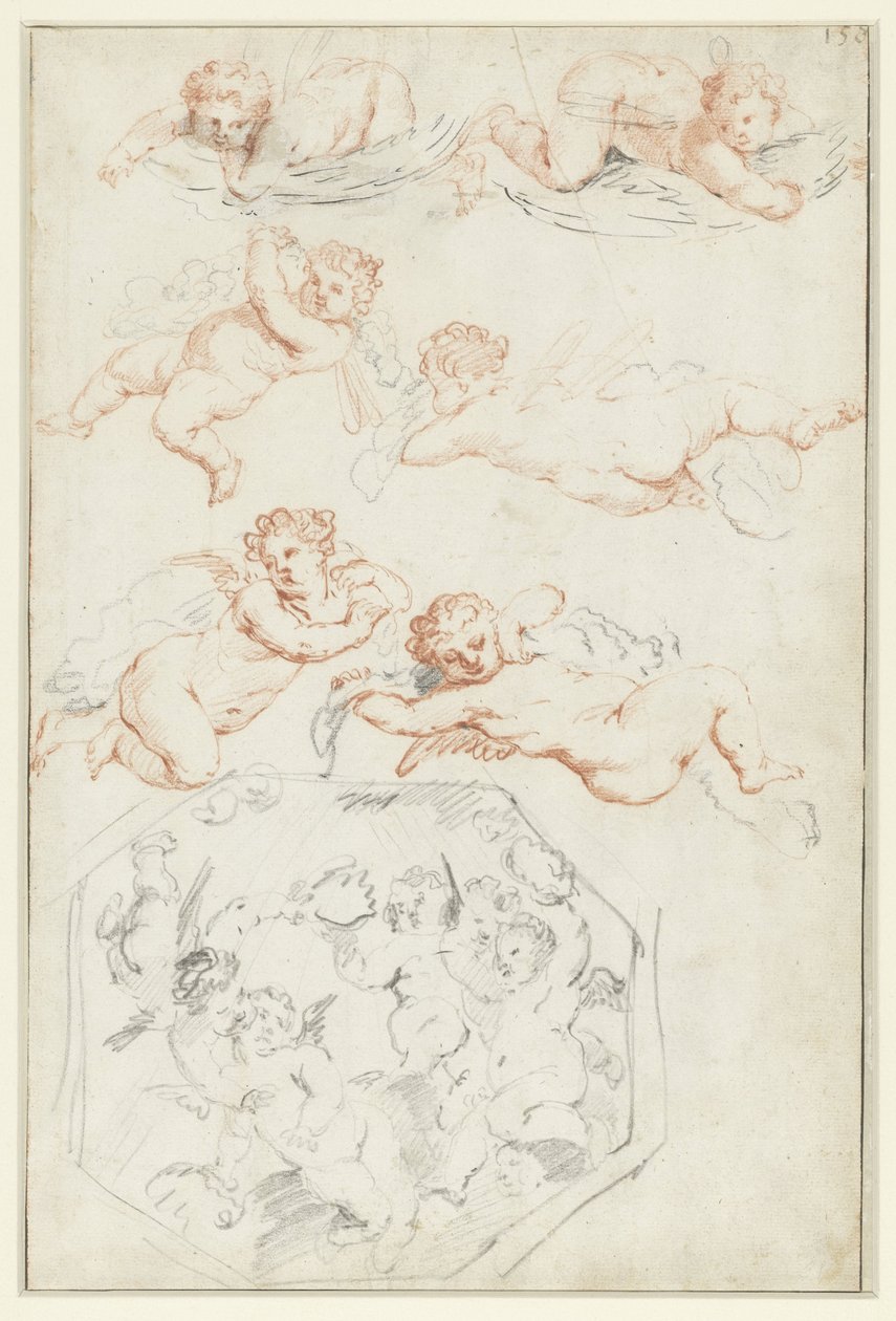 Estudios de putti de Peter Paul Rubens (possibly)