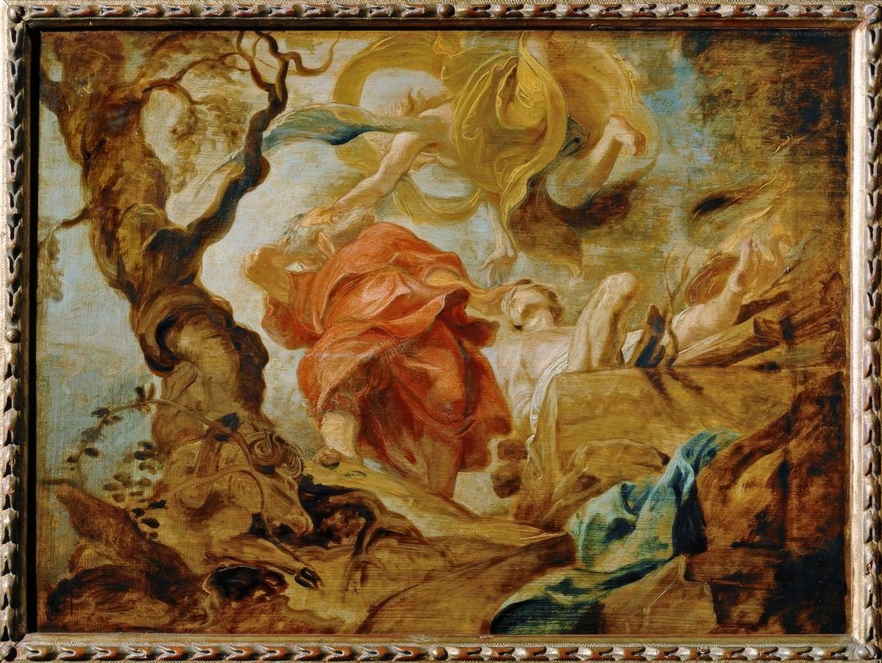 Abraham sacrifica a Isaac de Peter Paul Rubens