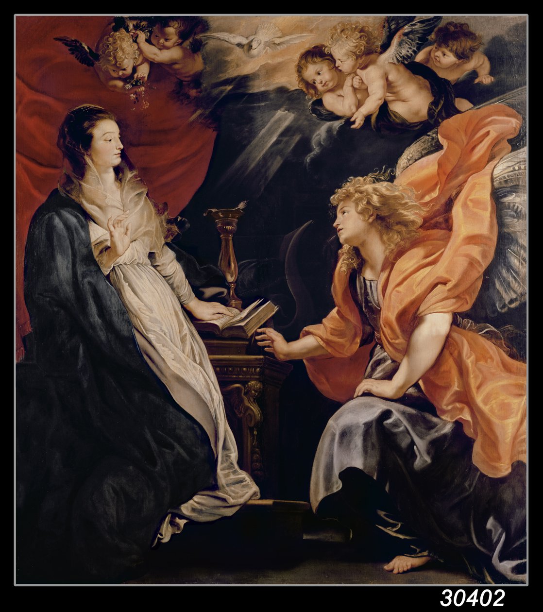 Anunciación, 1609 de Peter Paul Rubens