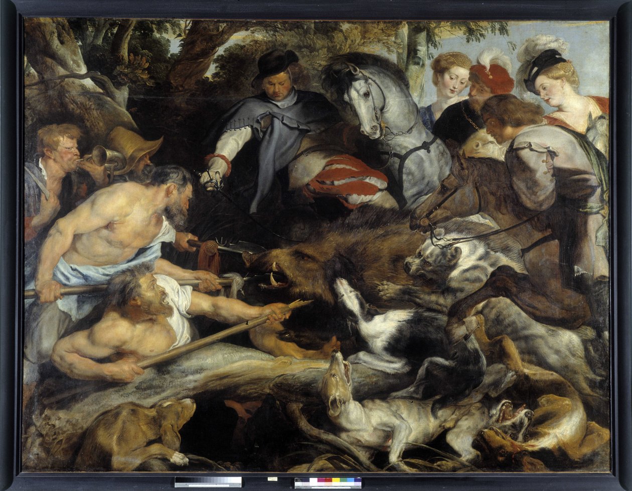 Caza del Jabalí de Peter Paul Rubens