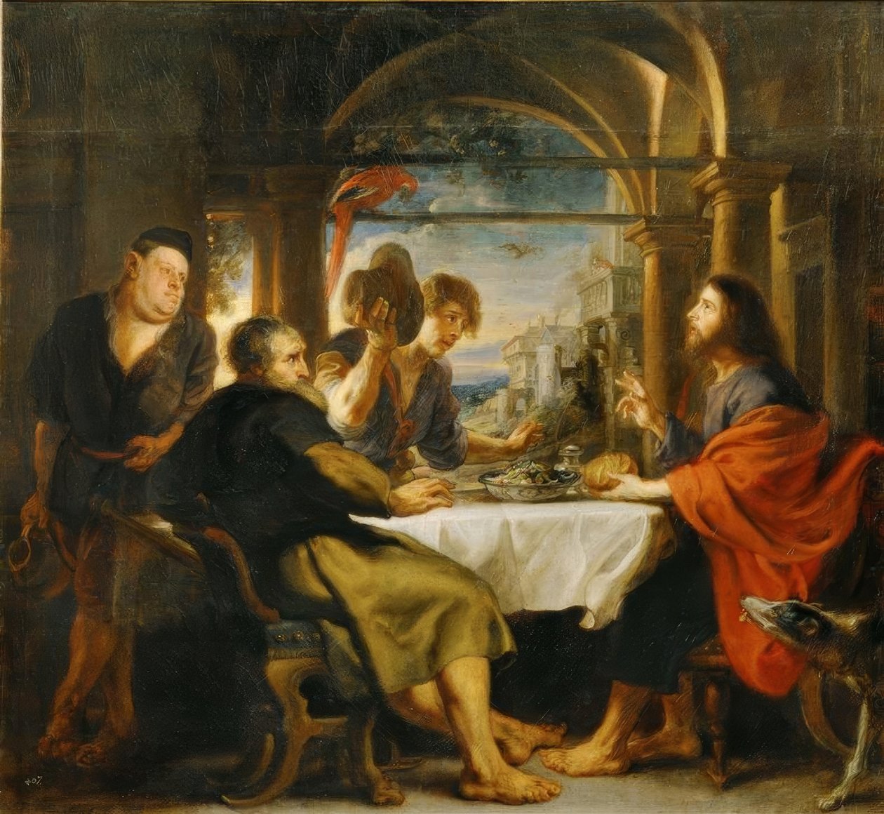 Cristo en Emaús de Peter Paul Rubens