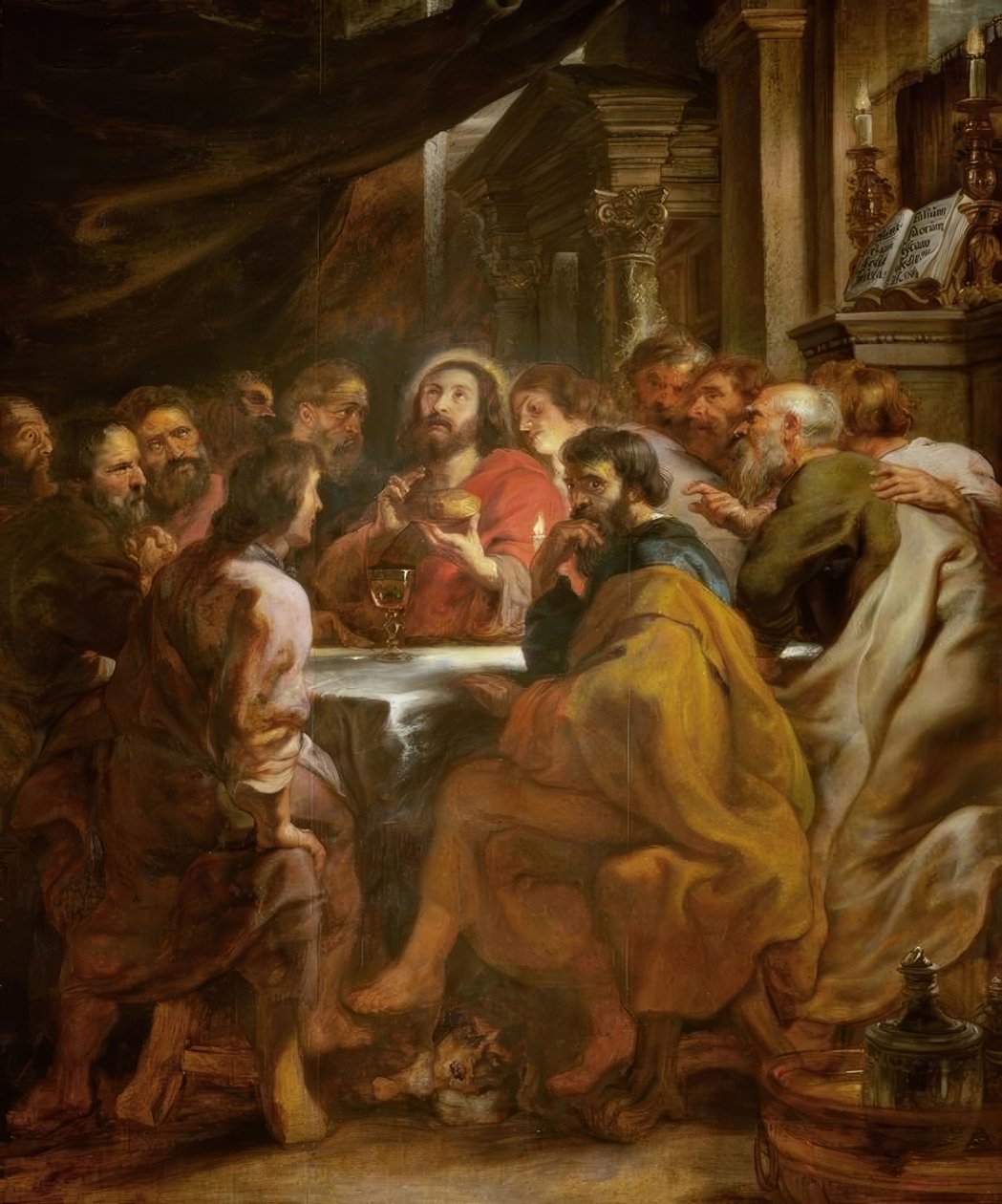 La última cena de Peter Paul Rubens