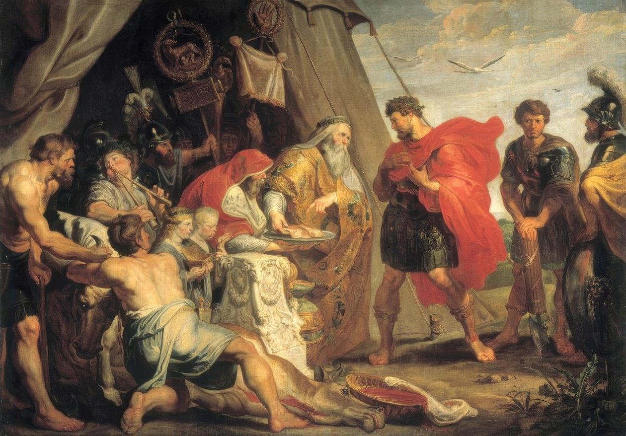 La interpretación de los presagios de Peter Paul Rubens