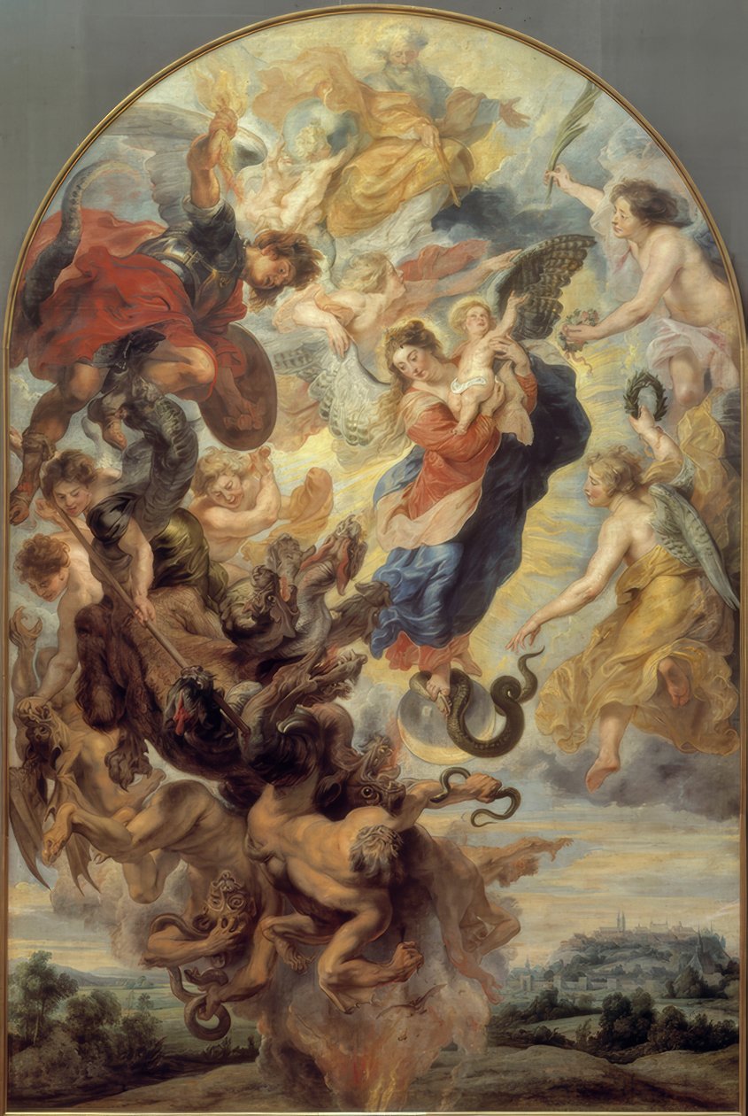 La mujer apocalíptica de Peter Paul Rubens