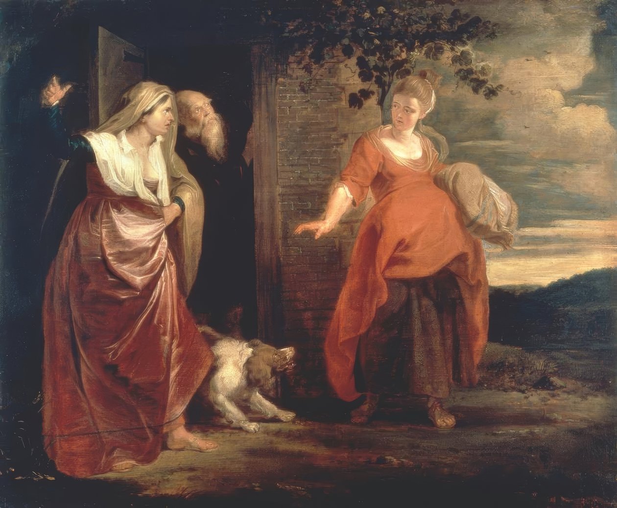 La partida de Agar de Peter Paul Rubens