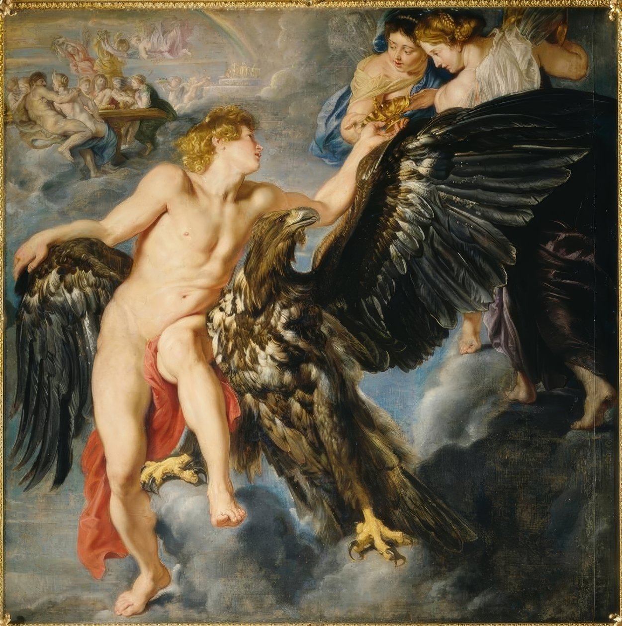 El rapto de Ganímedes de Peter Paul Rubens