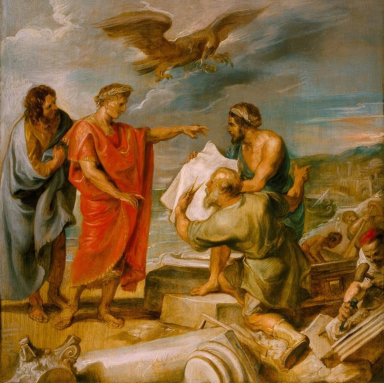 La fundación de Constantinopla de Peter Paul Rubens