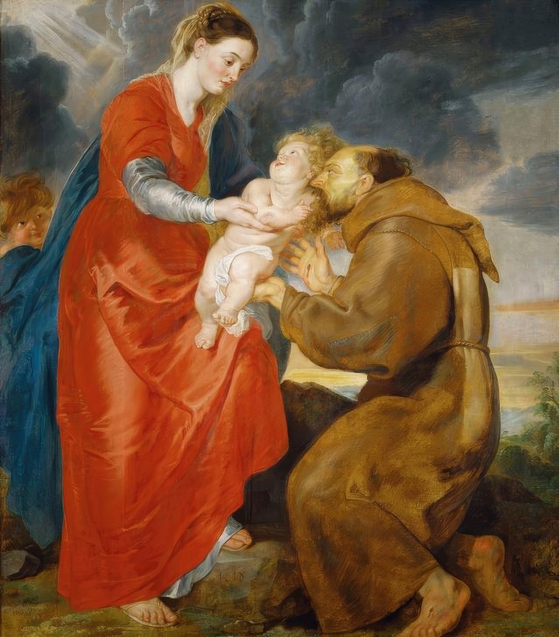 La Virgen aparece a San Francisco de Peter Paul Rubens